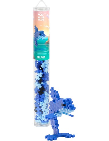 Plus-Plus tubo Delfín - 100 piezas