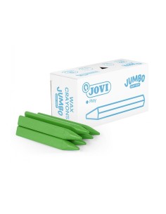 Caja 12 ceras triangulares Triwax - Verde Claro