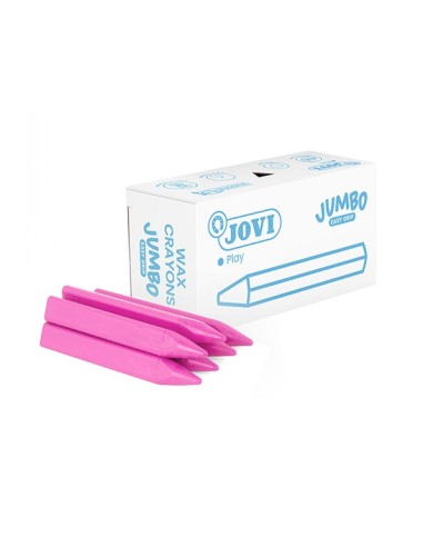Caja 12 ceras triangulares  Triwax - Rosa