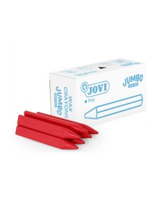 Caja 12 ceras triangulares Triwax - Rojo