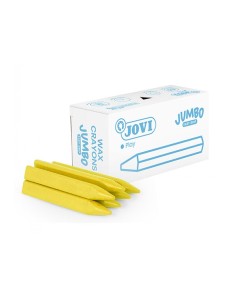 Caja 12 ceras triangulares Triwax - Amarillo
