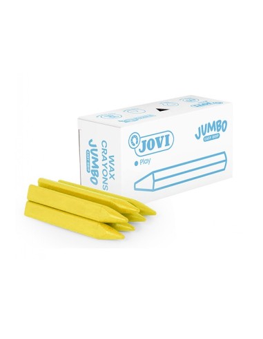 Caja 12 ceras triangulares Triwax - Amarillo