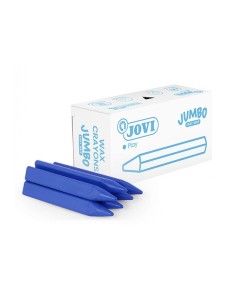 Caja 12 ceras triangulares Triwax - Azul Oscuro