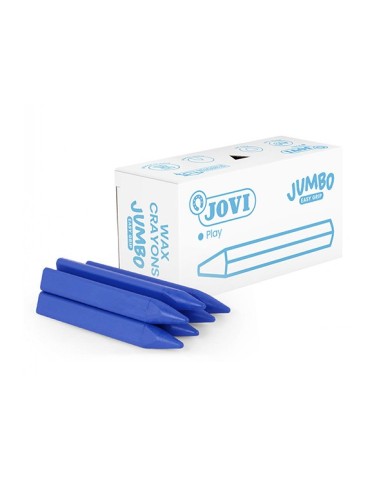 Caja 12 ceras triangulares Triwax - Azul Oscuro