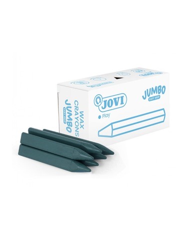 Caja 12 ceras triangulares Triwax - Verde Oscuro
