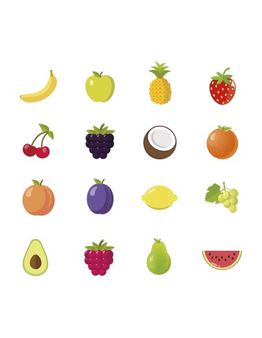 Gomets fruta - 1 rollo