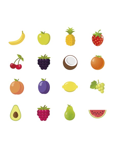 Gomets fruta - 1 rollo
