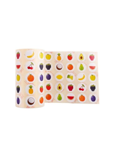 Gomets fruta - 1 rollo