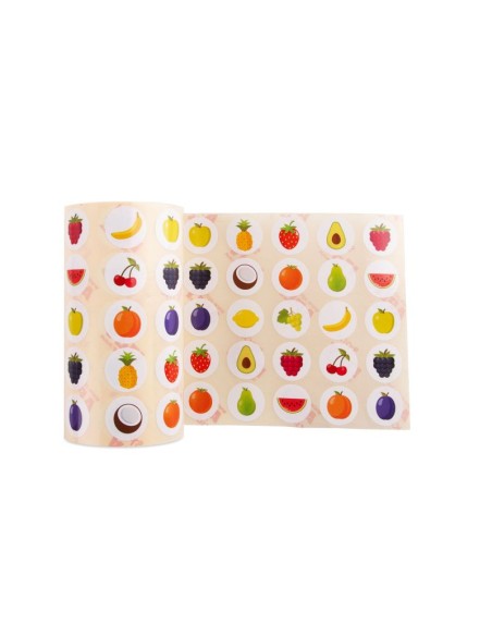 Gomets fruta - 1 rollo