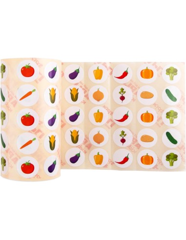 Gomets verduras - 1 rollo