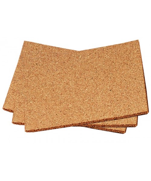 Laminas corcho 20x30 cm. 10 unidades