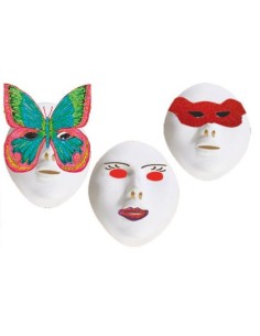 Caretas para decorar - 6 unidades