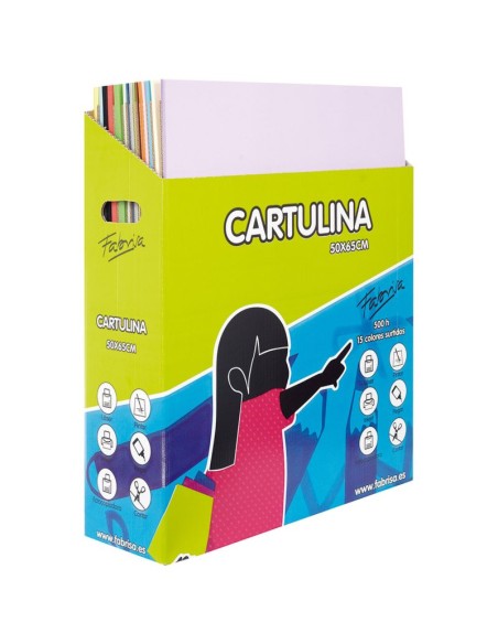 Expositor de cartulinas pálidos 50x65 cm.: 180g. - 500 hojas