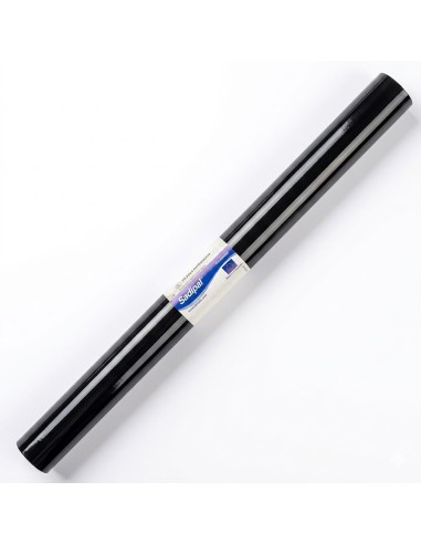 Vinilo adhesivo: Negro - 0.50 x 2 m.