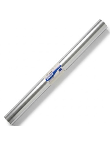 Vinilo adhesivo: Plata - 0.50 x 1.5 m.