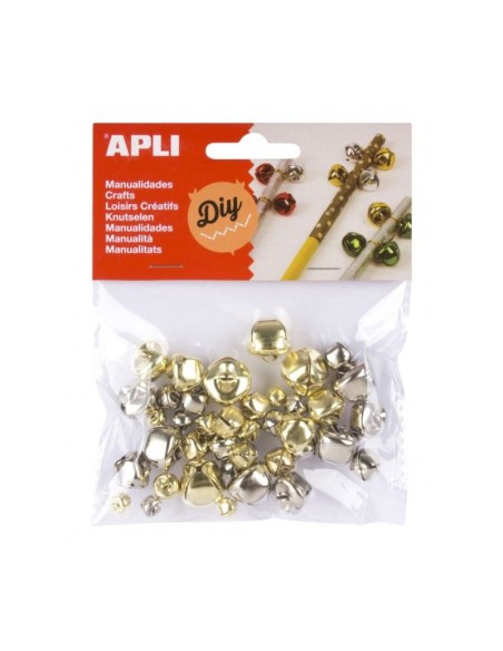 Cascabeles Oro y Plata - 40 unidades