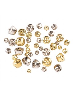 Cascabeles Oro y Plata - 40 unidades 2