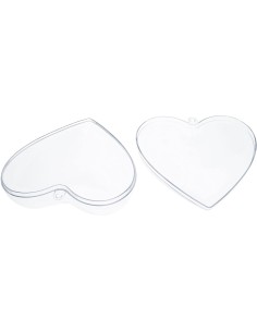 Corazón transparente - 12 unidades 2