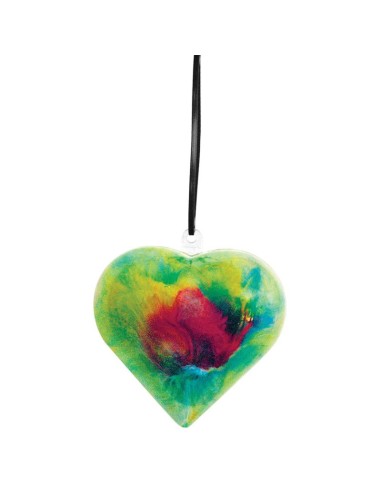 Corazón transparente - 12 unidades