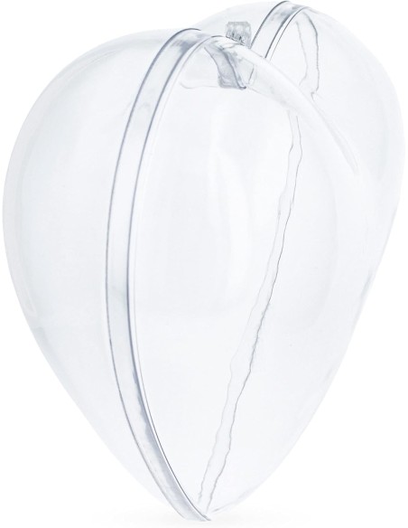 Corazón transparente - 12 unidades