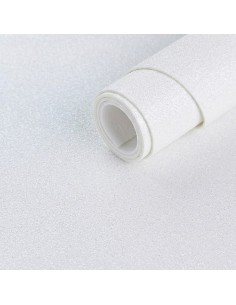 Láminas goma eva purpurina 40x60 cm.: Blanca - 3 unidades