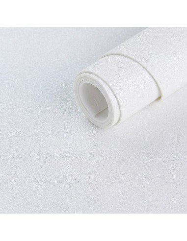 Láminas goma eva purpurina 40x60 cm.: Blanca -...