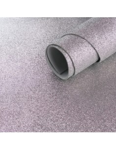 Láminas goma eva purpurina 40x60 cm.: Plata - 3 unidades