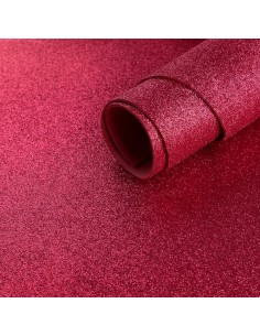 Láminas goma eva purpurina 40x60 cm.: Rojo - 3 unidades