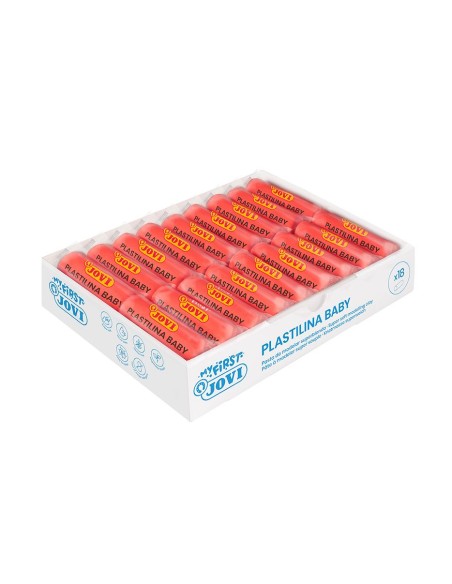Plastilina baby 38g. - Rojo