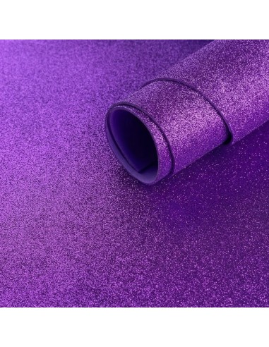 Láminas goma eva purpurina 40x60 cm.: Violeta -...