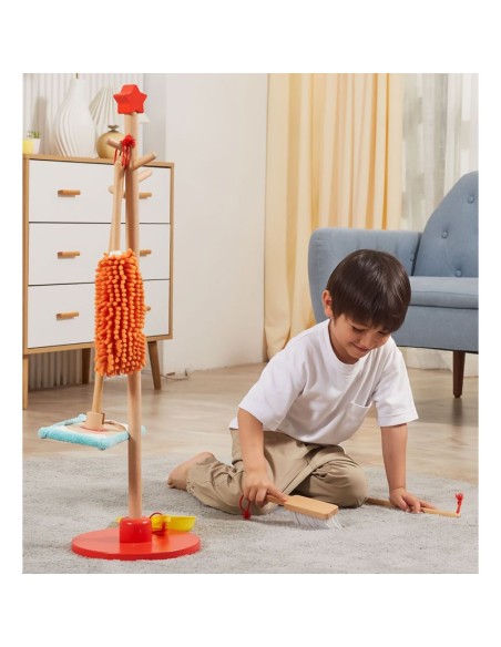Juego de limpieza de madera