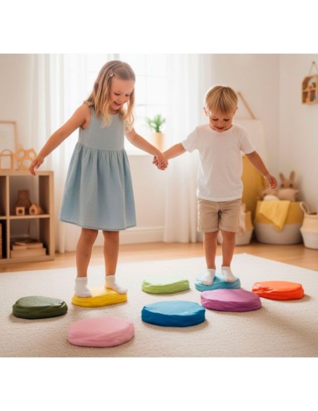 Piedras de equilibrio blandas - 8 unidades
