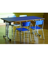 Silla preescolar patas gris texturado - 32 cm. de alto