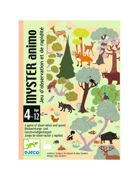 Cartas myster animo - Juego de observación