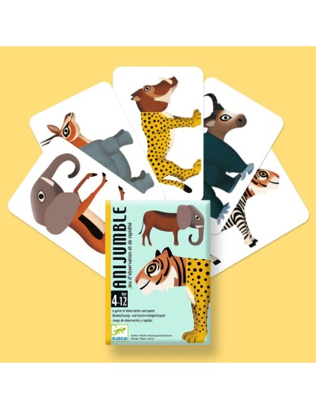 Cartas anijumble - Juego de observación