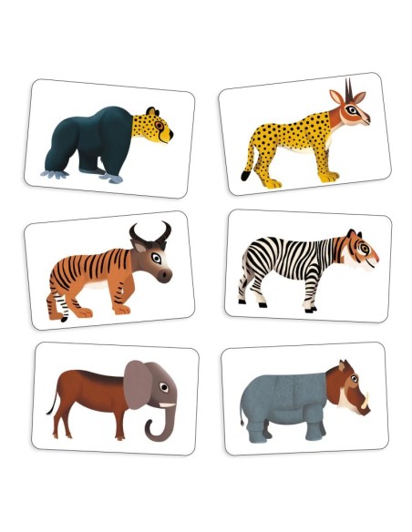 Cartas anijumble - Juego de observación