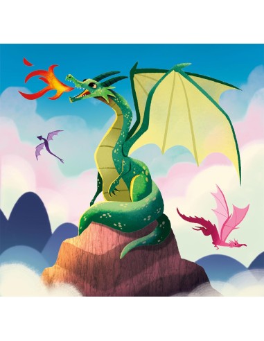 Puzle criaturas fantásticas - 3 x 48 piezas