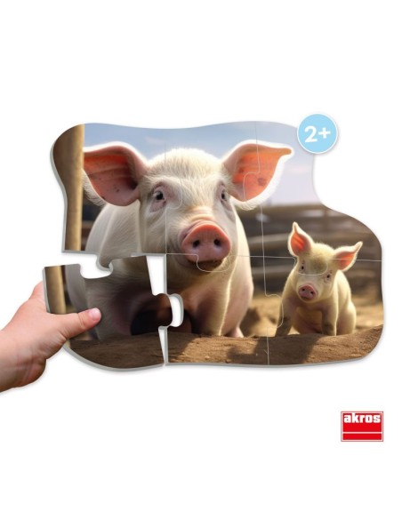 Maxi puzles - Animales y sus crias