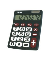 Calculadora Milan, 8 dígitos, teclas grandes