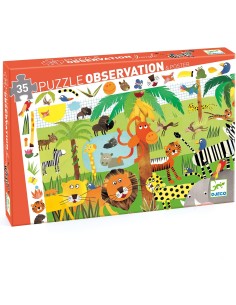 Puzle observación jungla - 35 piezas