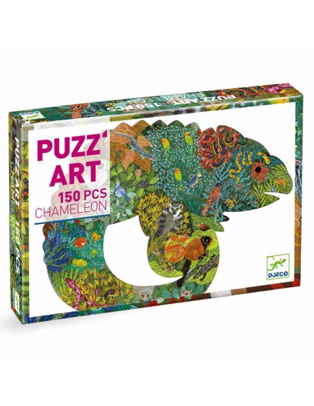 Puzle arte camaleón - 150 piezas
