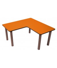 Mesa infantil en L 90x90 cm.