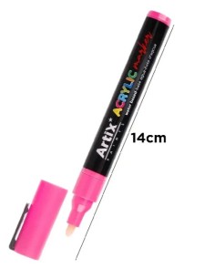 Rotulador acrílico - Rosa