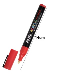 Rotulador acrílico - Rojo