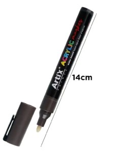 Rotulador acrílico - Negro