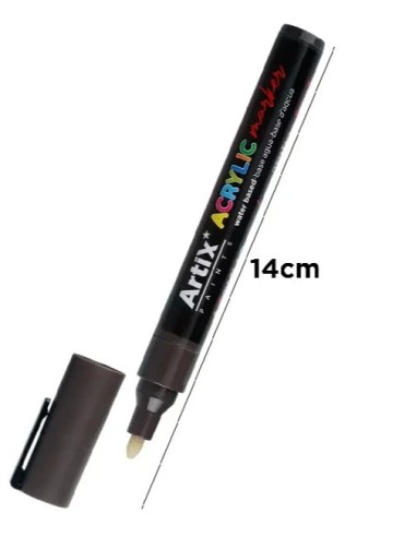 Rotulador acrílico - Negro