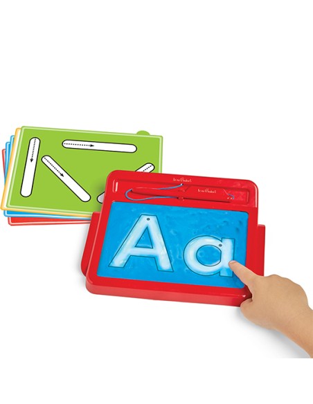 Pizarra sensorial trazo de letras