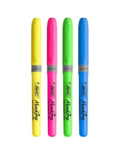 Marcadores fluorescentes - 4 colores
