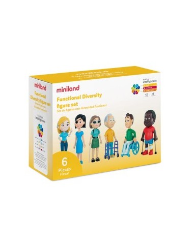 Figuras con diversidad funcional - 6 piezas