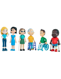 Figuras con diversidad funcional - 6 piezas 2